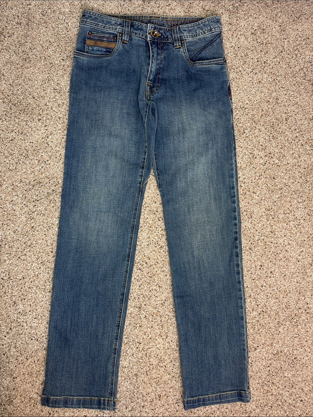 Prana Classic Straight-Leg Jeans in Blue